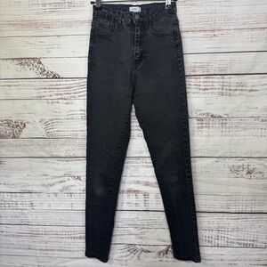 Forever 21 Jeans faded black High Rise size 25 super‎ skinny denim Jeans